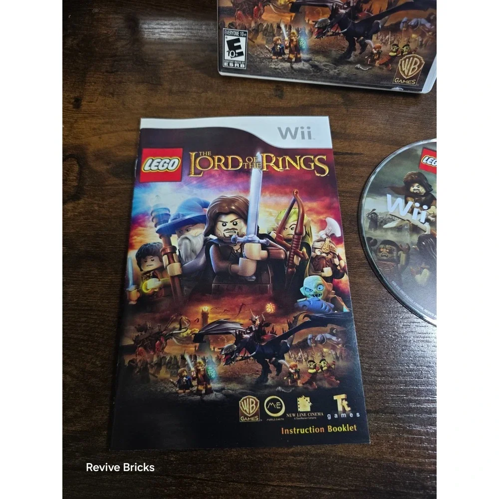 LEGO The Lord of the Rings (Nintendo Wii 2012) CIB Complete Tested Working Great